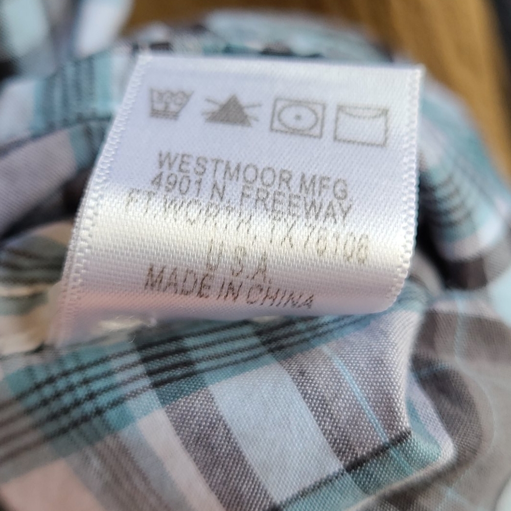 🔖3 For $10 🛍 Men's Casual Button Down Shirt - Blue Plaid - Picture 6 of 12